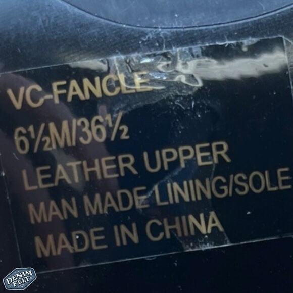 Vince Camuto Black VC-Fancle Caged Studded Strappy Heels 6.5M Leather Upper - Picture 12 of 13